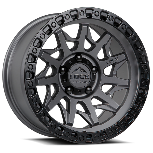 Lock Off-Road Wheels Lunatic Matte Grey