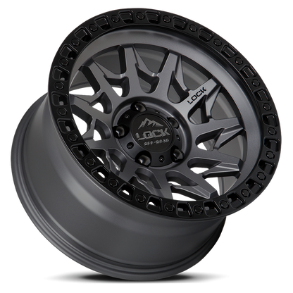 Lock Off-Road Wheels Lunatic Matte Grey