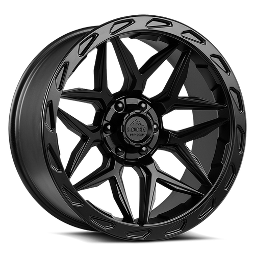 Lock Off-Road Wheels Matrix Matte Black