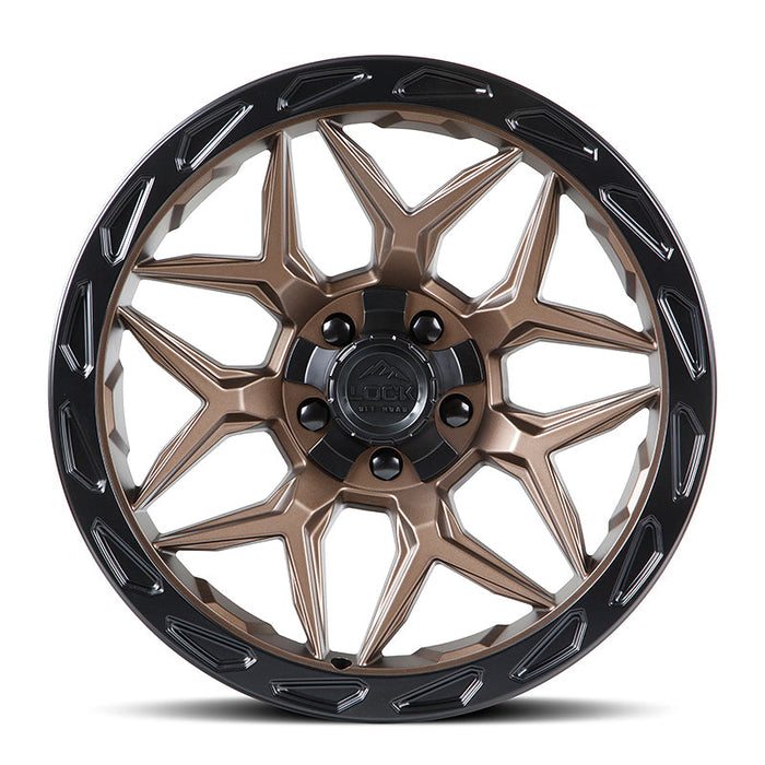 Lock Off-Road Wheels Matrix Matte Bronze