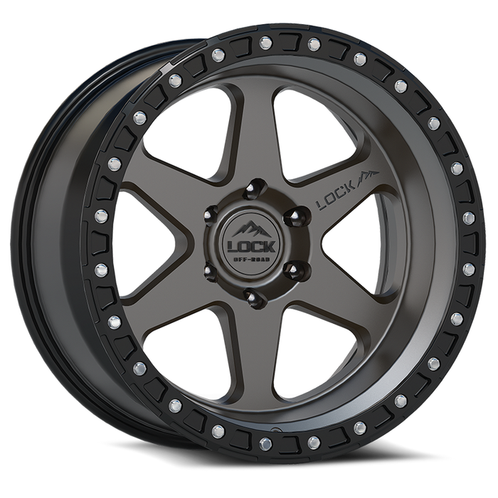 Lock Off-Road Wheels Olympus Matte Grey