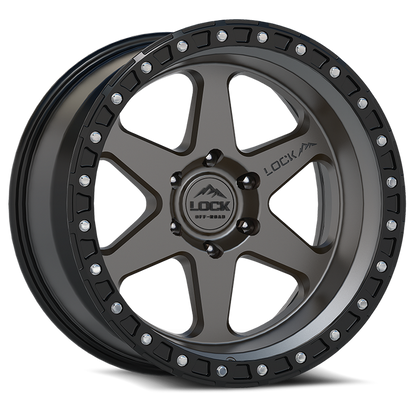 Lock Off-Road Wheels Olympus Matte Grey
