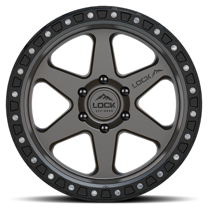 Lock Off-Road Wheels Olympus Matte Grey