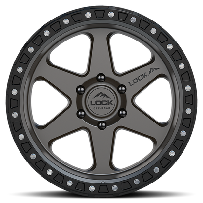 Lock Off-Road Wheels Olympus Matte Grey