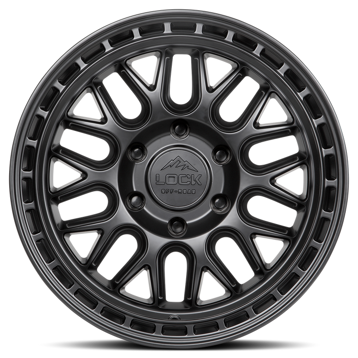 Lock Off-Road Wheels Onyx Matte Black