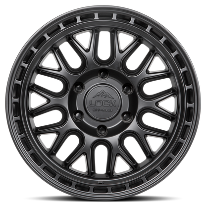 Lock Off-Road Wheels Onyx Matte Black