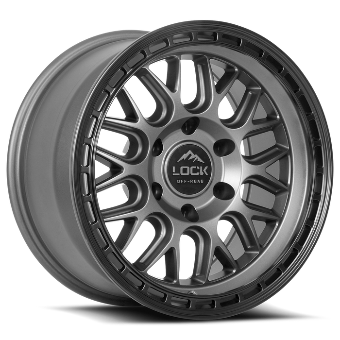 Lock Off-Road Wheels Onyx Matte Grey