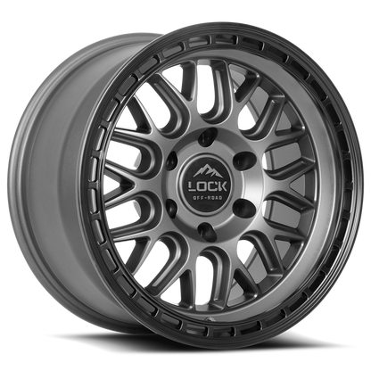 Lock Off-Road Wheels Onyx Matte Grey