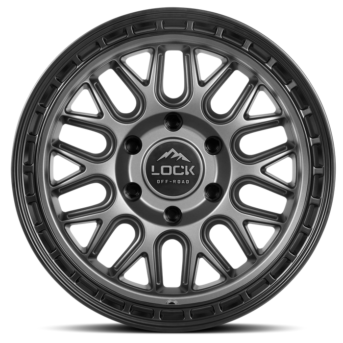 Lock Off-Road Wheels Onyx Matte Grey