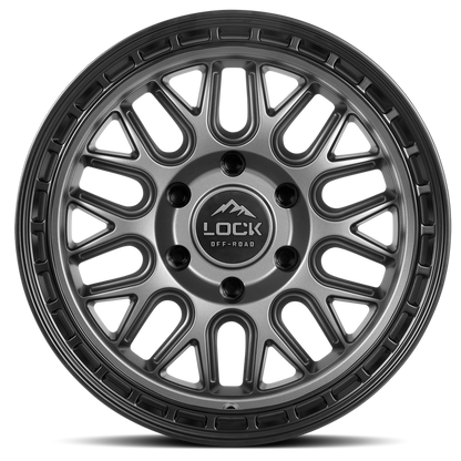 Lock Off-Road Wheels Onyx Matte Grey