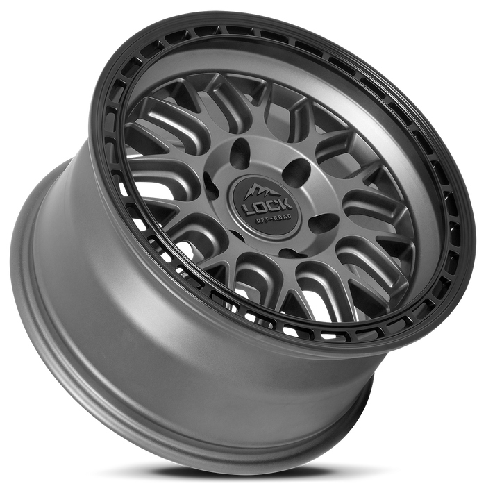 Lock Off-Road Wheels Onyx Matte Grey