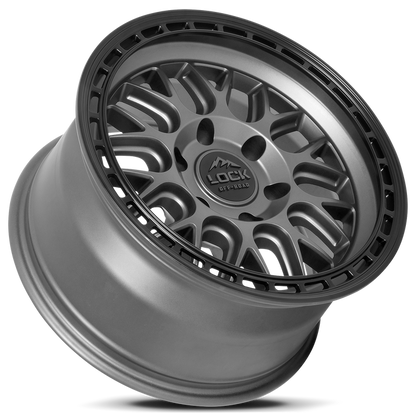 Lock Off-Road Wheels Onyx Matte Grey