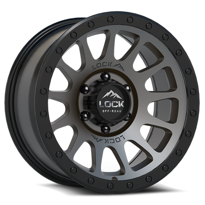 Lock Off-Road Wheels Yosemite Matte Grey