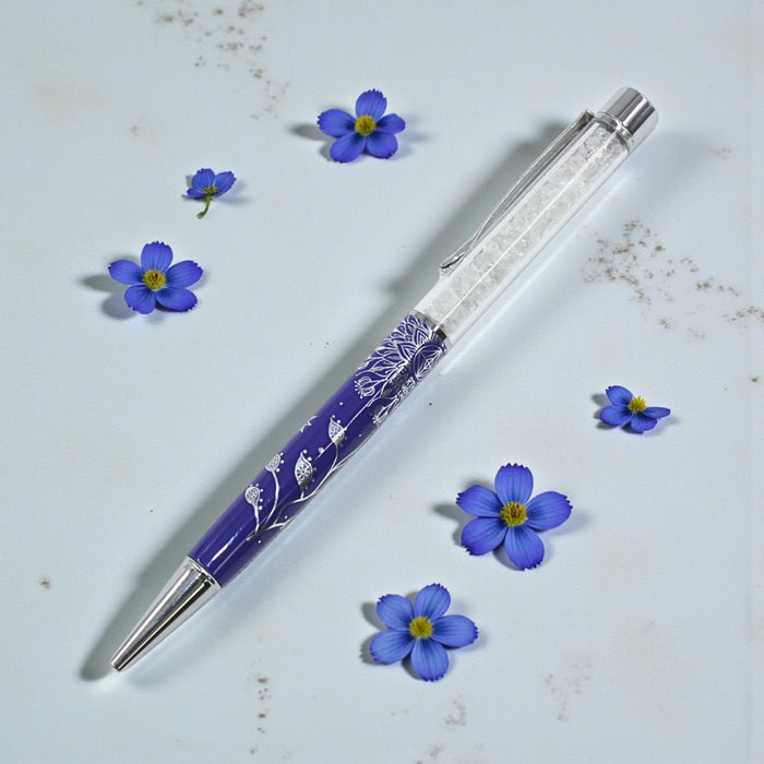 Lotus Flower Pen - Silver