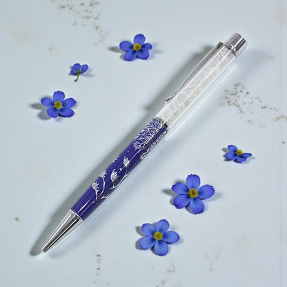 Lotus Flower Pen - Silver