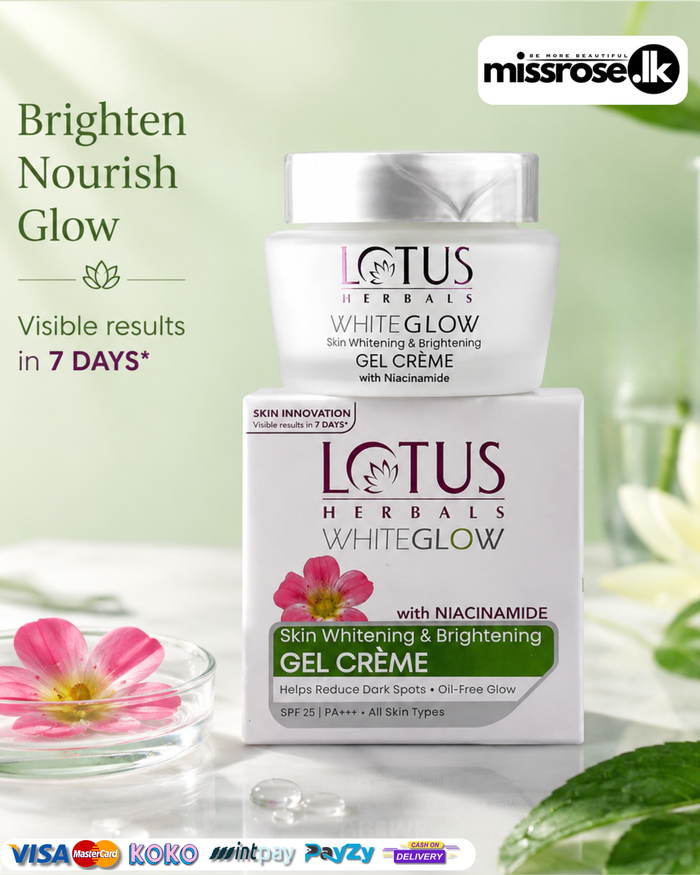 Lotus Herbals WhiteGlow Skin Brightening Gel Creme SPF 25 PA+++ | 60g