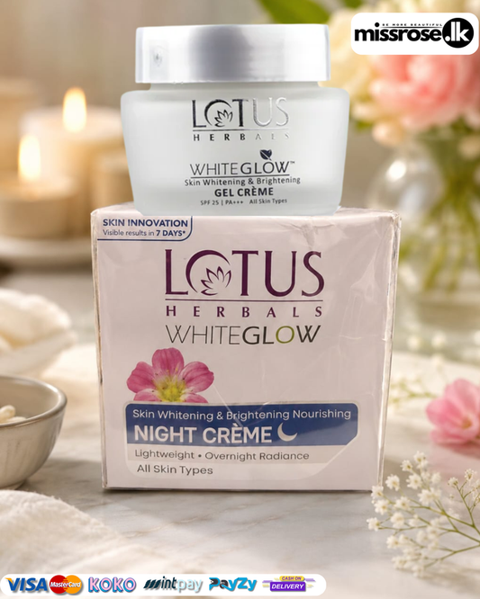 Lotus Herbals WhiteGlow Skin Brightening Nourishing Night Cream 40g