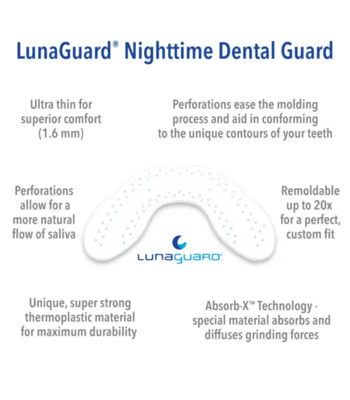 LunaGuard Nighttime Teeth Grinding & Clenching Dental Mouth Guard (4)