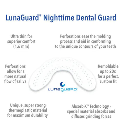 LunaGuard Nighttime Teeth Grinding & Clenching Dental Mouth Guard (4)