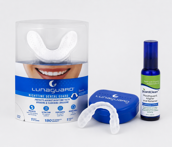Mouthguard + Case + Spray