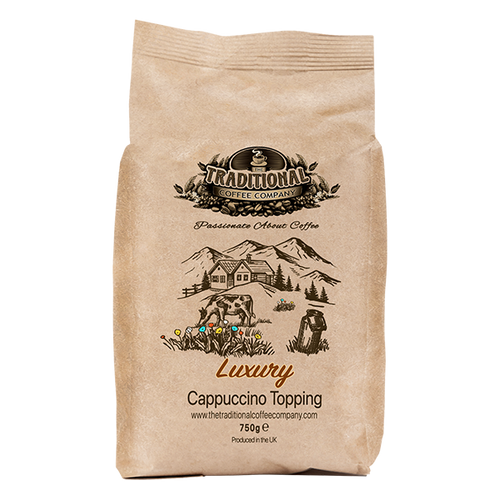 The Traditional Coffee Company Instant Vending Topping Luxury Cappuccino Topping