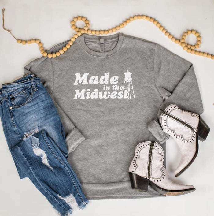 Made In the Midwest Crew neck Sweatshirt