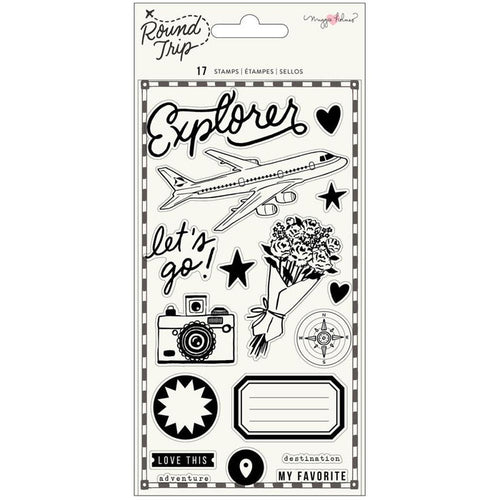 Maggie Holmes - Round Trip Clear Stamps - 17/Pkg. Available at Embellish Away located in Bowmanville Ontario Canada.