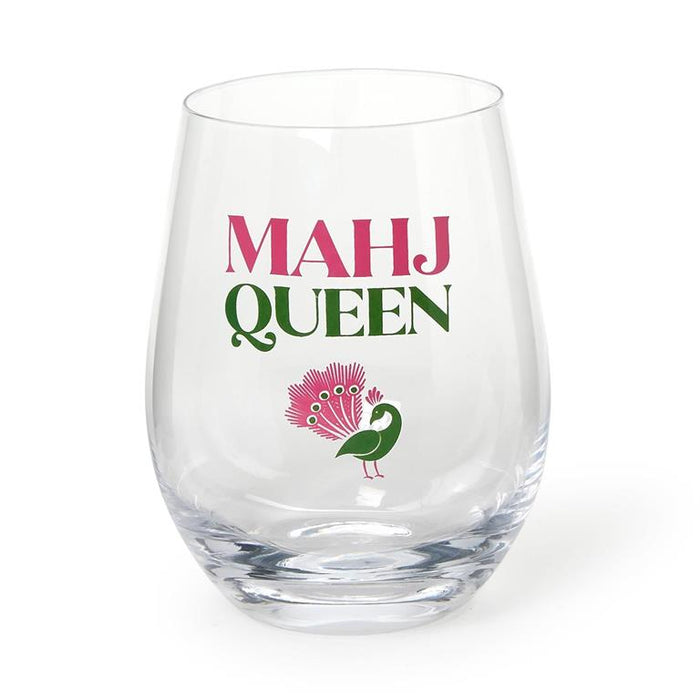 Mahj Queen Stemless Wine Glass (IN STORE PICK UP ONLY)