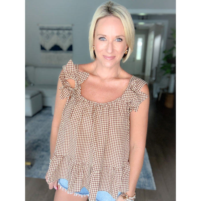 Maisie Gingham Top