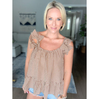Maisie Gingham Top