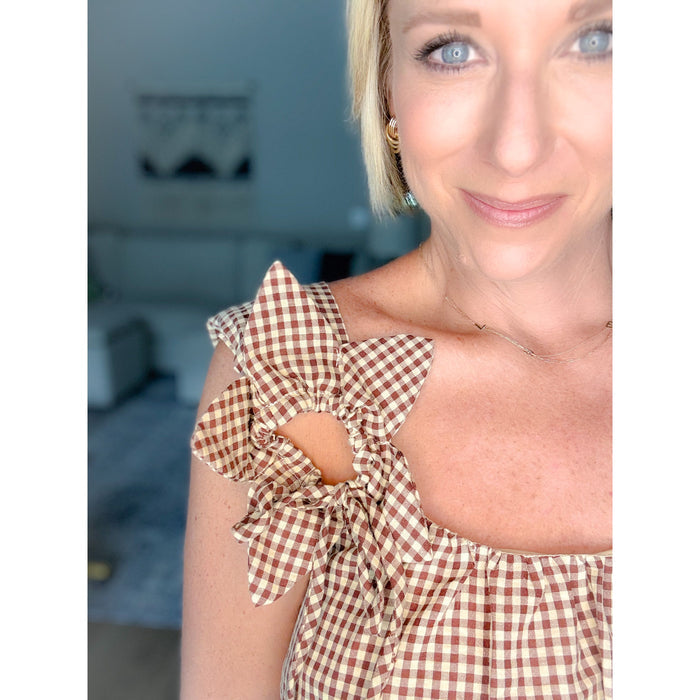Maisie Gingham Top