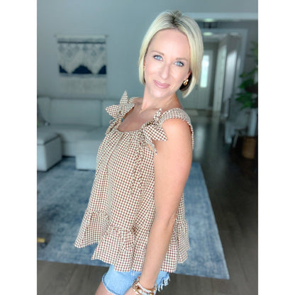 Maisie Gingham Top