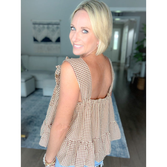 Maisie Gingham Top