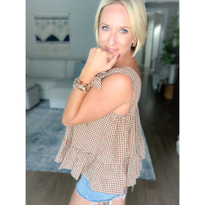 Maisie Gingham Top