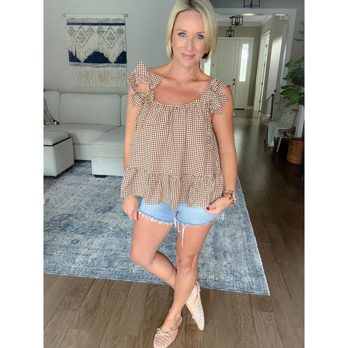Maisie Gingham Top