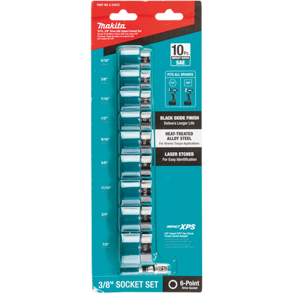 Makita Impact Socket Set 10PC.