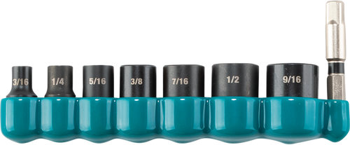 Makita Impact Socket Set 8PC. 1/4" Drive