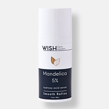 Mandelica™ also has antibacterial properties which are beneficial in the treatment of oily and acne prone skin. For those who suffer from acne and want to fight wrinkles too, Mandelica™ is a terrific option as it addresses both of these concerns. Mandelica™ may be recommended (peel prep) to reduce irritation prior to professional exfoliation.