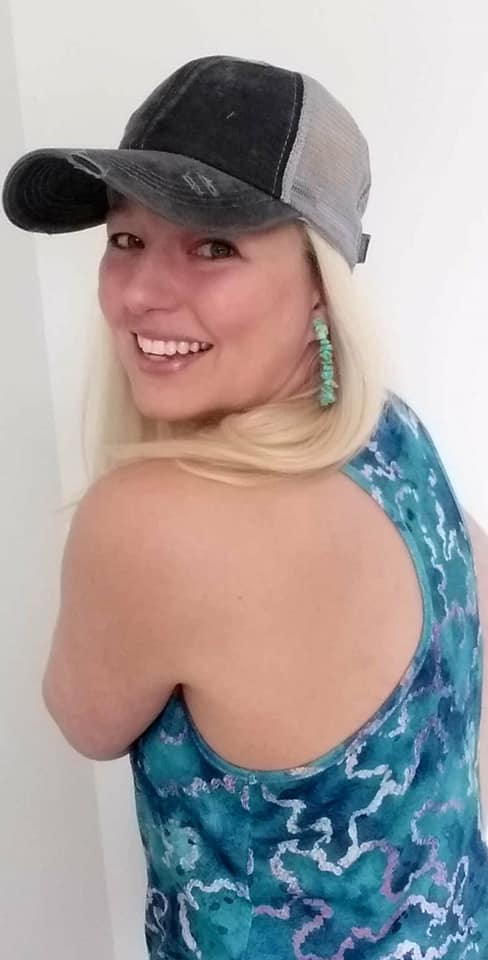 Marbled turquoise Tank