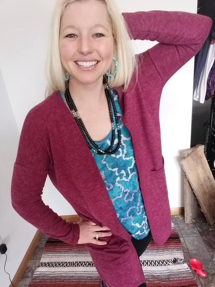 Marbled turquoise Tank