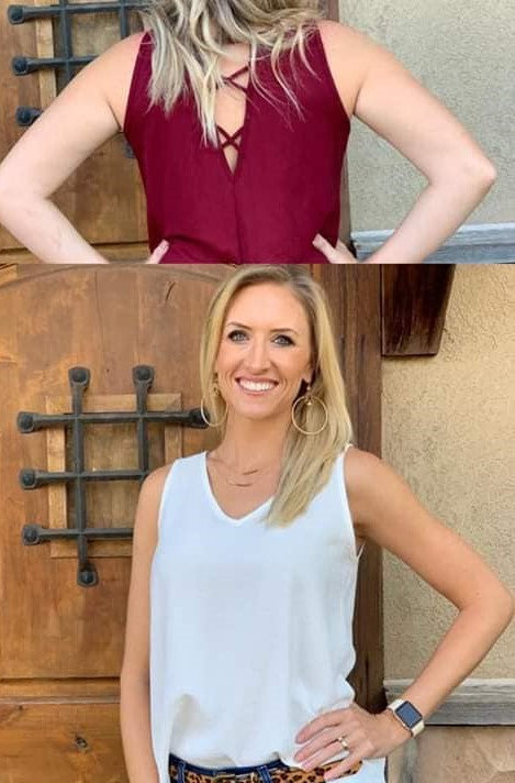 Maroon Skye Tank