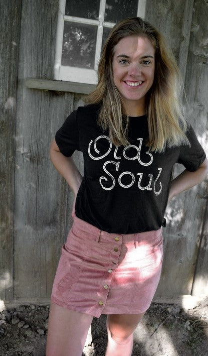 Mauve Suede Skirt