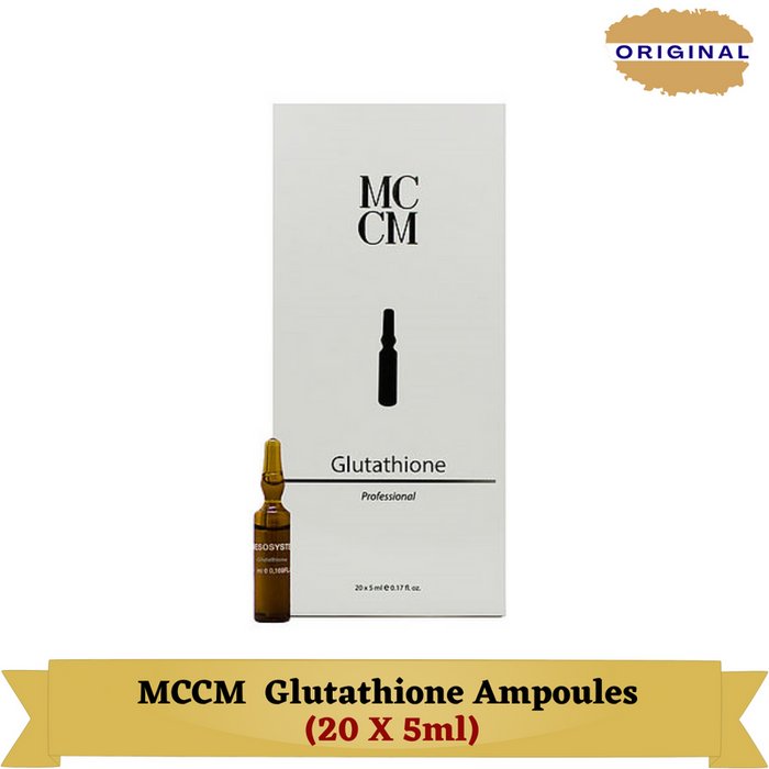 MCCM glutathione 20×5 ml mesotherapy skin whitening, melasma depigmentation - SD Cosmetics Care