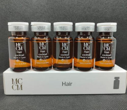MCCM Hair Cocktail Meso Serums | HAIR Meso REVIVE BOOSTER AMPULE | MCCM HAIR COCKTAILS | HAIR REGROWTH SOLUTIONS (10ML * 5 VIALS) - SD Cosmetics Care