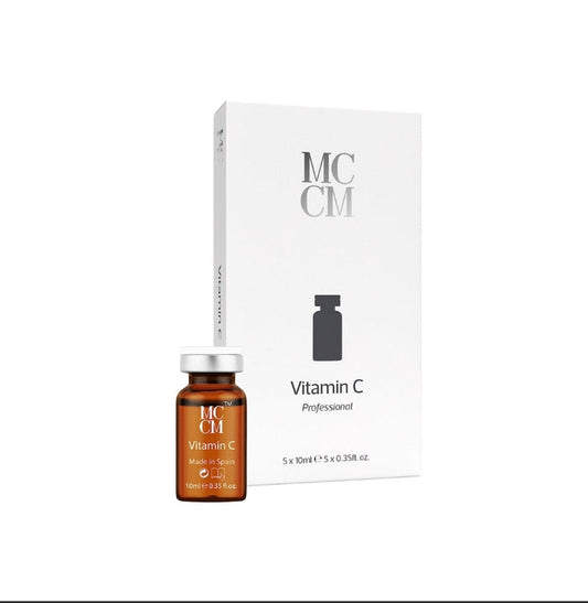 MCCM Vitamin C 20% - Anti-Aging Serum for Firmer Skin, Wrinkle Reduction, 5 Vials of 10ml - SD Cosmetics Care