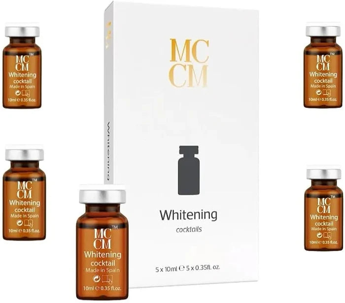MCCM Whitening Cocktail - Box of 5 Ampules for Glowing, Smooth Skin & Hyperpigmentation Treatment - SD Cosmetics Care