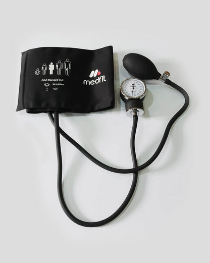 Professional aneroid blood pressure monitor with latex-free cotton cuff and durable carry bag - manual BP machine for healthcare professionals Pakistan