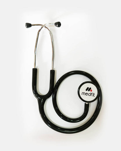 Professional medical stethoscope SP-01 by Medfit - lightweight dual head design for accurate heart and lung assessment in Pakistani hospitals