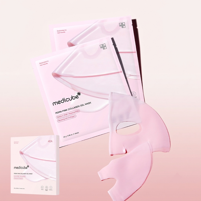 medicube PDRN Pink Collagen Gel Mask 4pcs