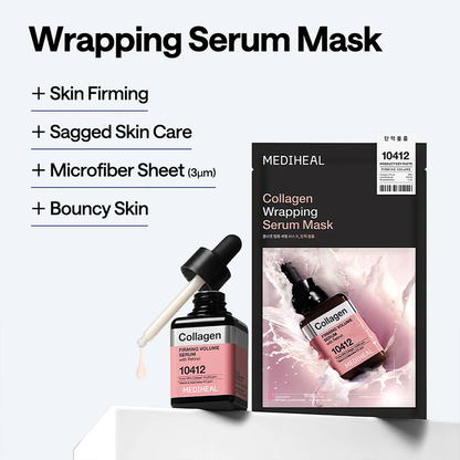 MEDIHEAL Collagen Wrapping Serum Mask 10pcs